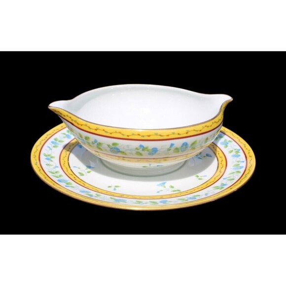 Limoges Other - Limoges China Ceralene Raynaud Co. Morning Glory Spray Gravy Bowl- RARE